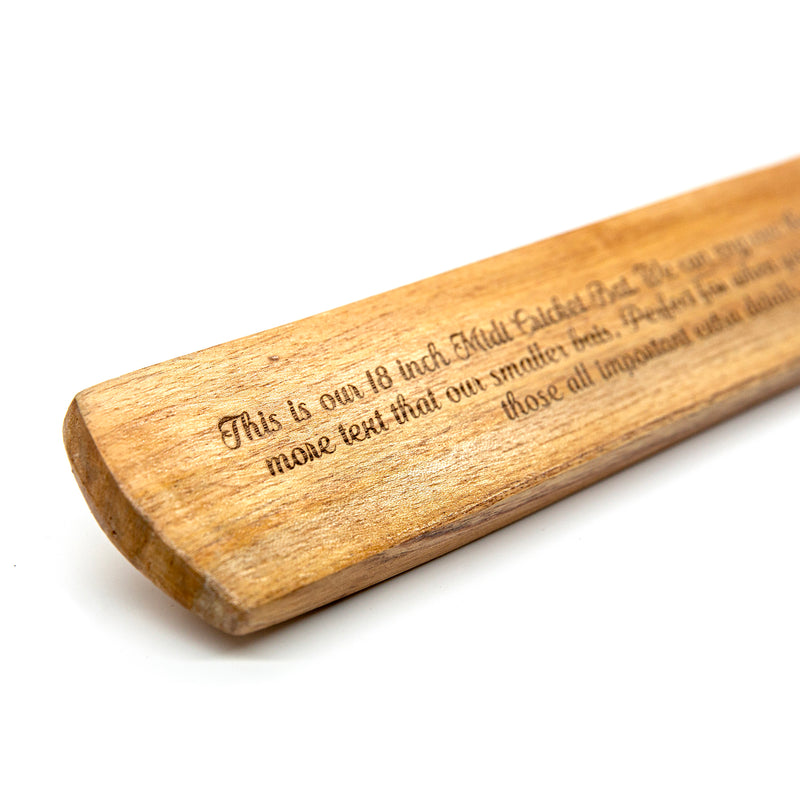 Large 18 Inch Personalised Wooden Mini Cricket Bat - Engraved Cricket Gift!