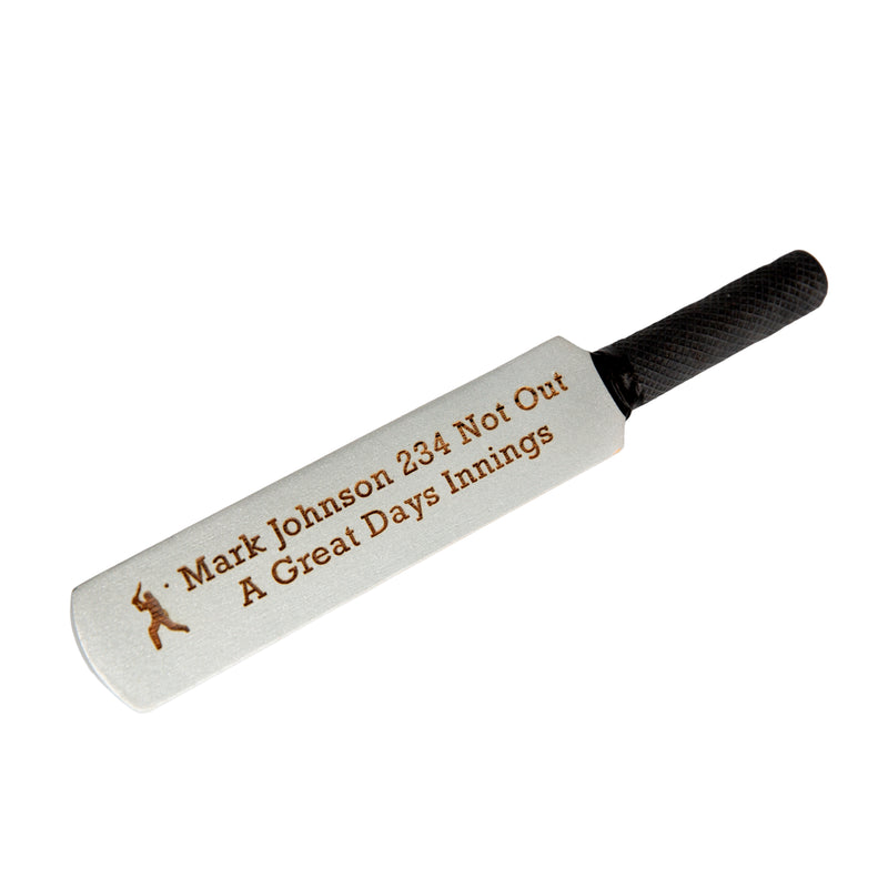 Personalised Wooden Mini Cricket Bat Engraved