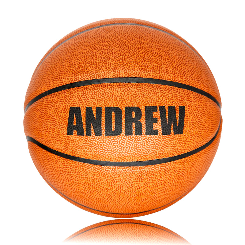 Personalised Basketball Ball - Size 7 - Tan