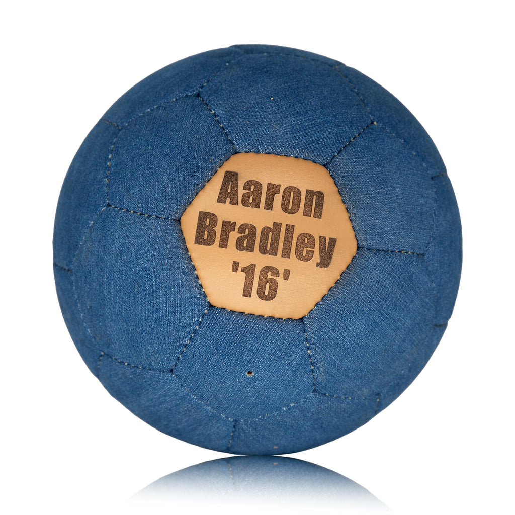 Personalised Denim Football Ball