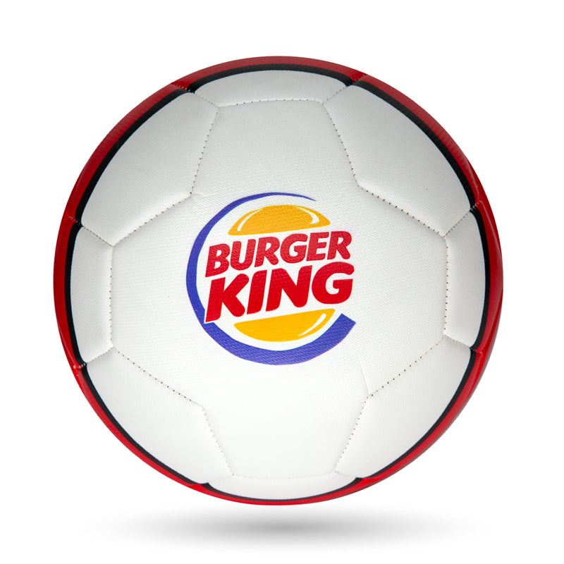 Personalised Logo Football – Size 5 Red & White