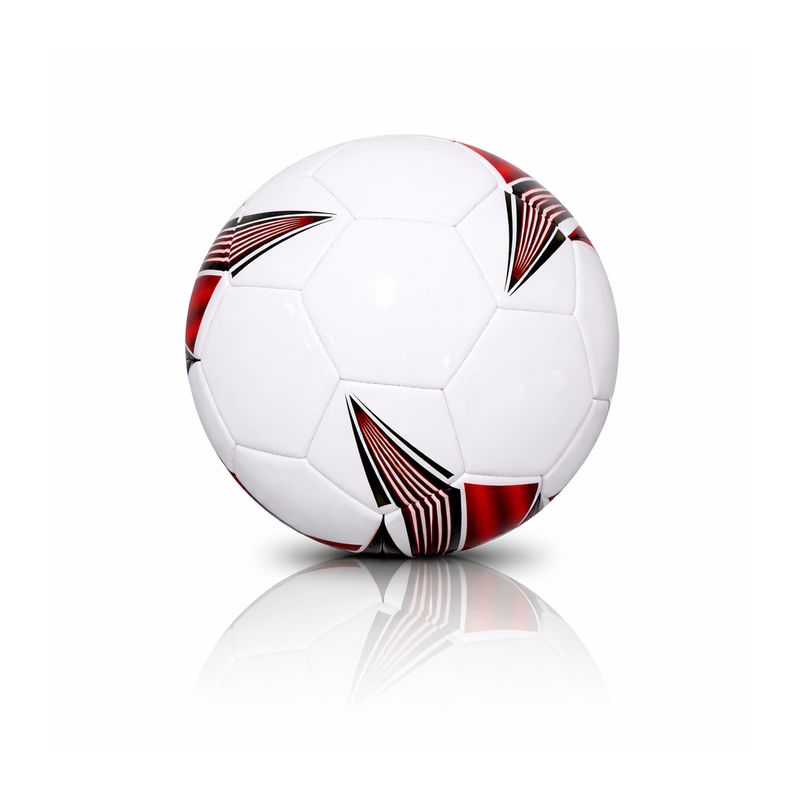 Plain Unbranded Football Ball V1 - Size 4 Red