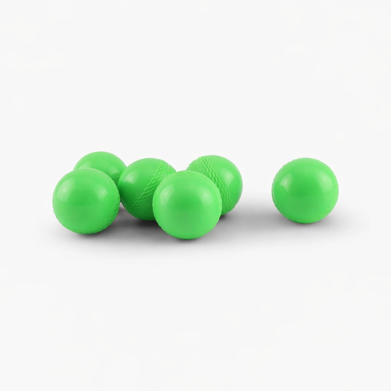 Plain Unbranded Cricket Wind ball 6 Pack - Green