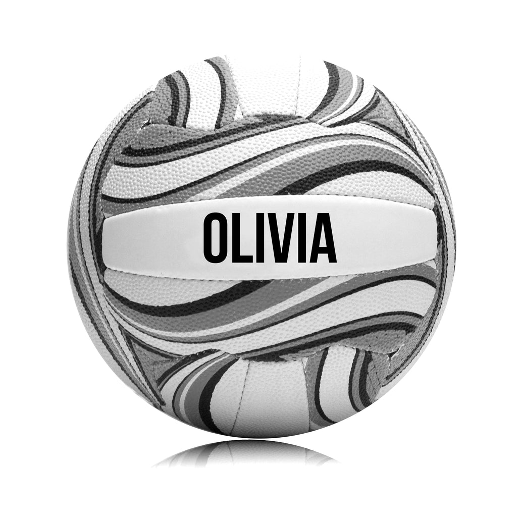 Personalised Netball Ball - Grey Size 5