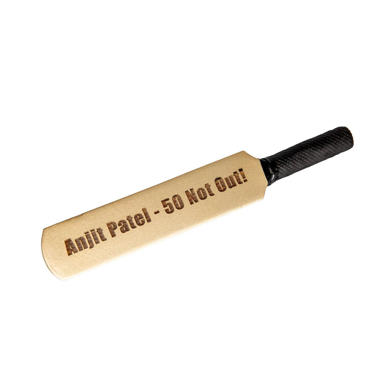 Personalised Wooden Mini Cricket Bat Engraved