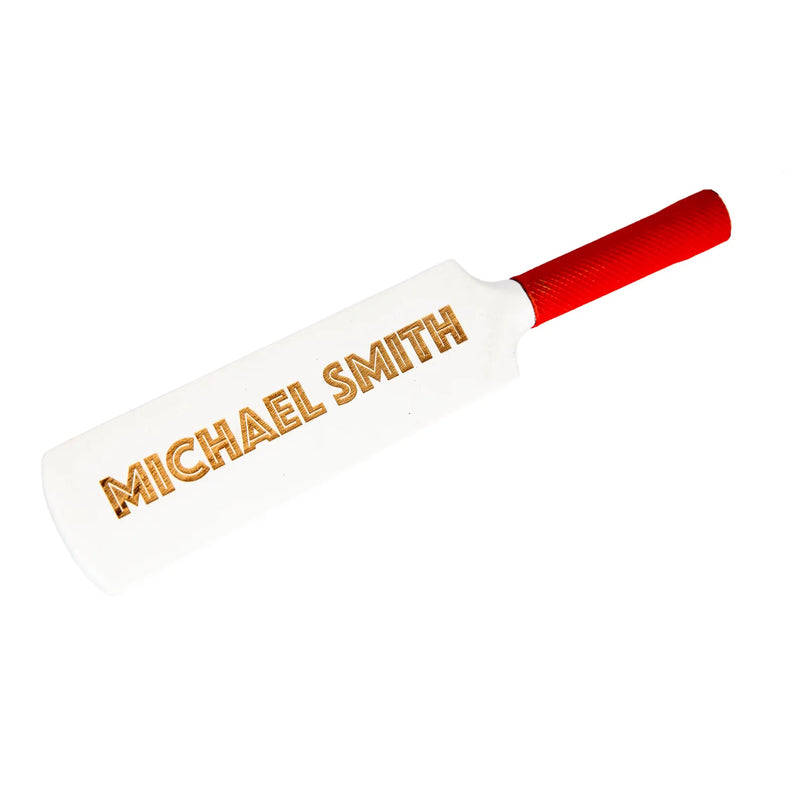 Personalised Wooden Mini Cricket Bat Engraved