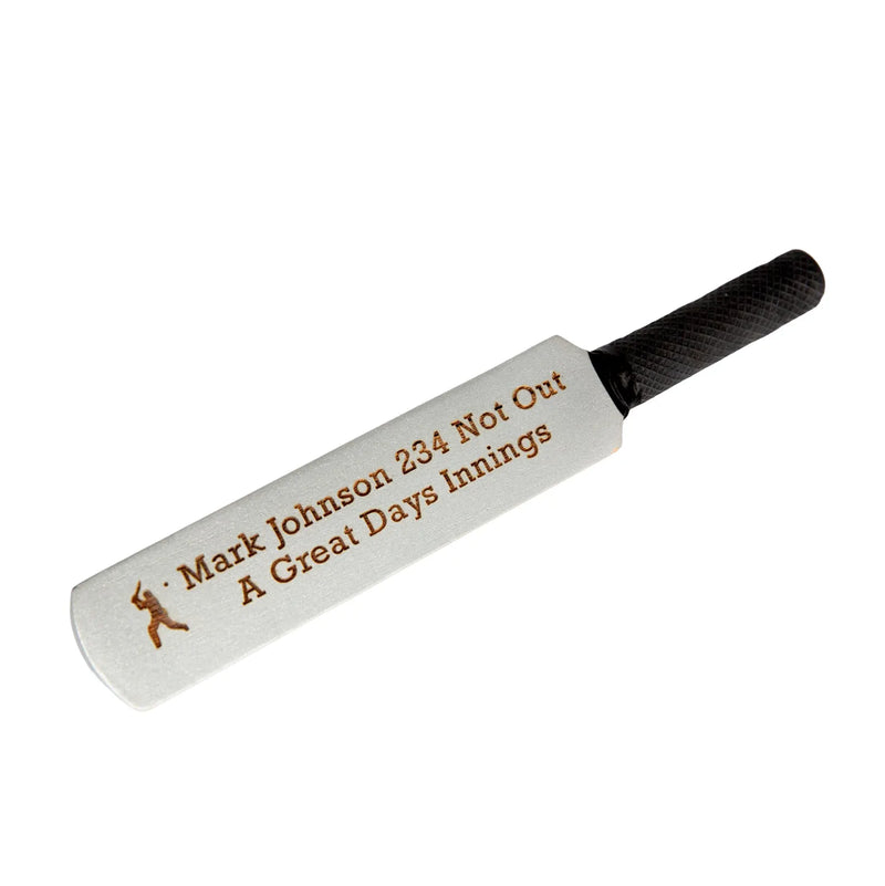 Personalised Wooden Mini Cricket Bat Engraved