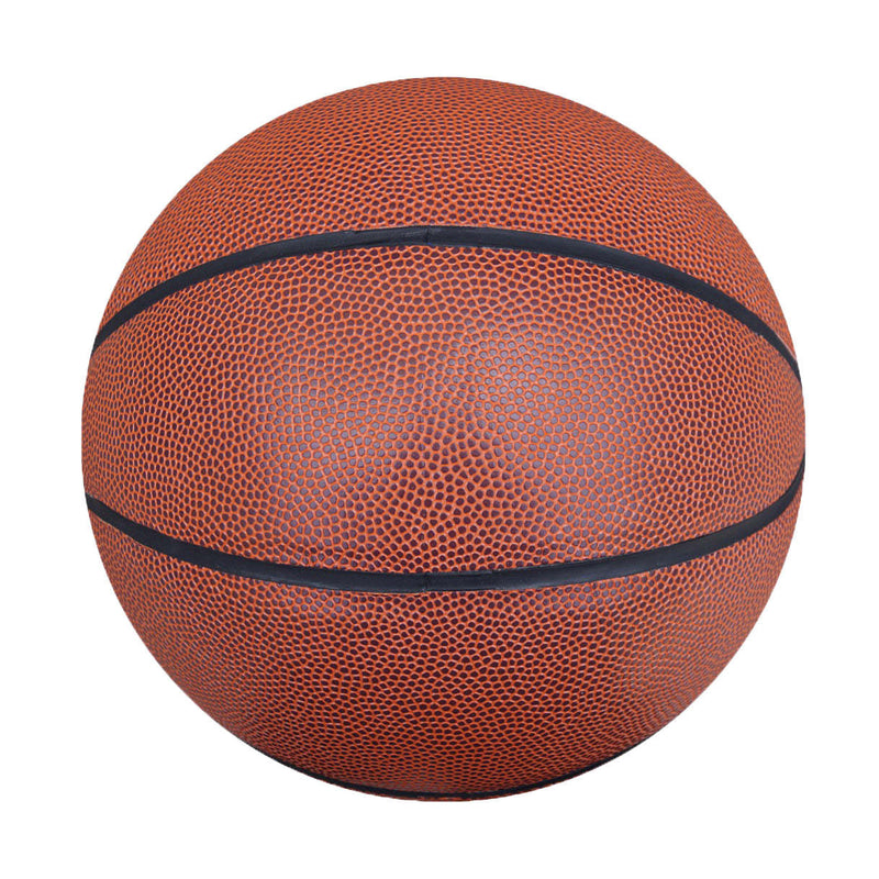 Plain Unprinted PU Basketball - Tan
