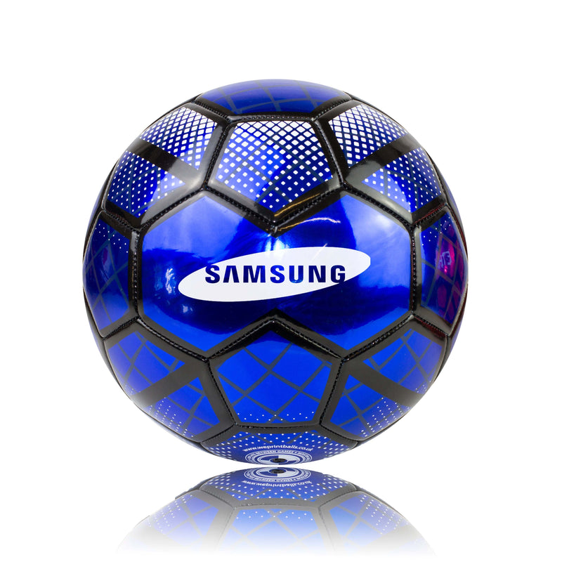 Premium Mini Metallic Footballs - 30 Panel