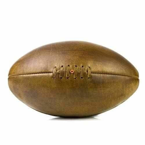 Vintage Leather Rugby Ball