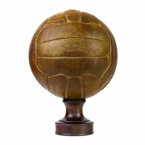 Vintage Leather Soccer Ball 18 Panel