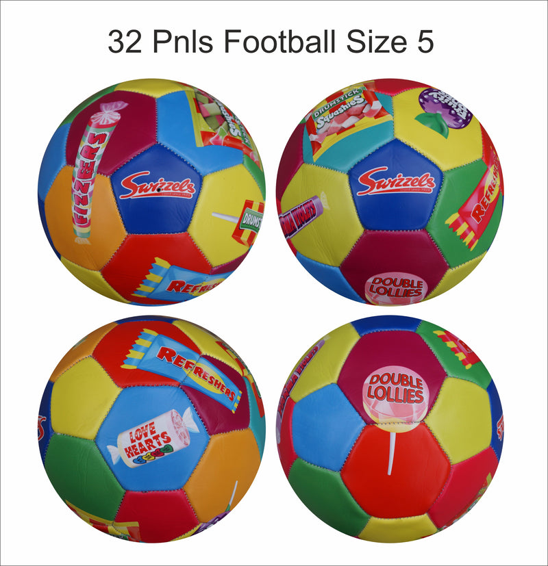 Football Panel Ls Custom Football Ball - 32 Panel Size 5 PVC 'Swizells'
