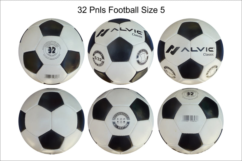 Custom Football Ball - 32 Panel Size 5 Leather 'Alvic'