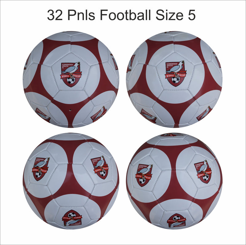 Custom Football Ball - 32 Panel Size 5 PVC 'Scarborough'