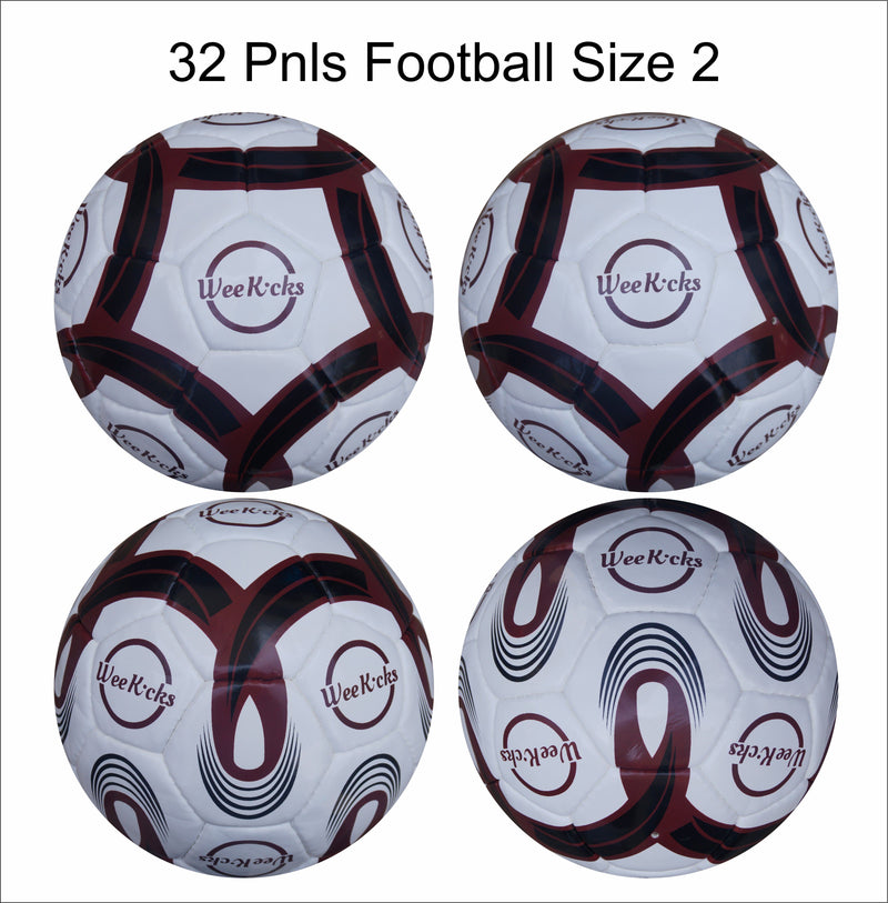 Custom Football Ball - 32 Panel Size 2 PU 'Wee Kicks'