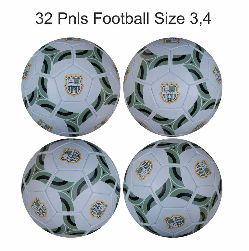 Custom Football Ball - 32 Panel Size 4 PVC 'AJFC'