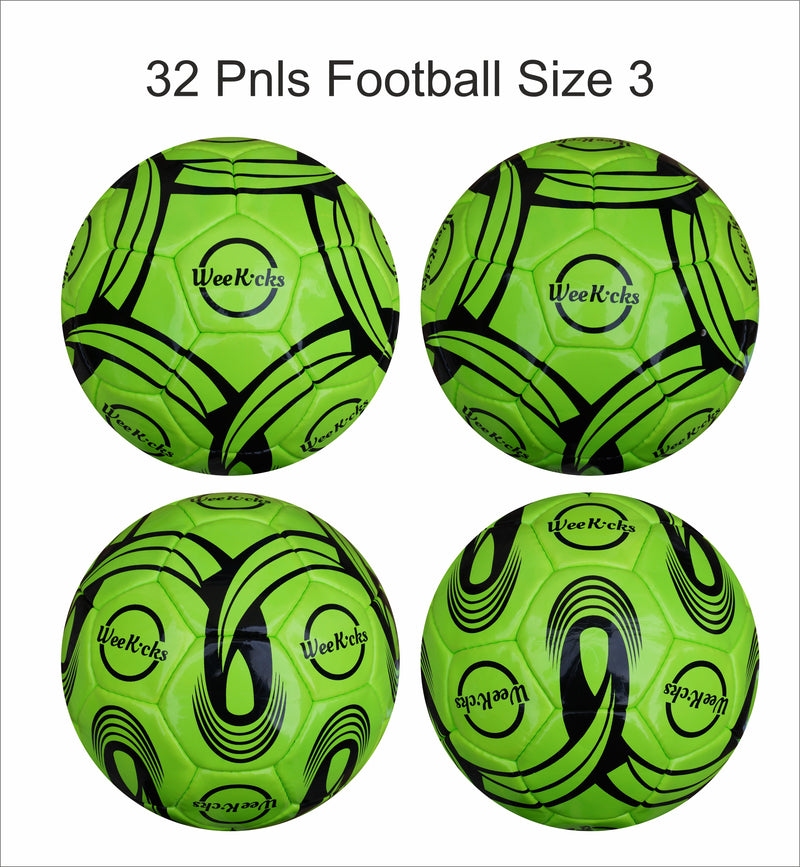 Custom Football Ball - 32 Panel Size 3 PU 'Wee Kicks'