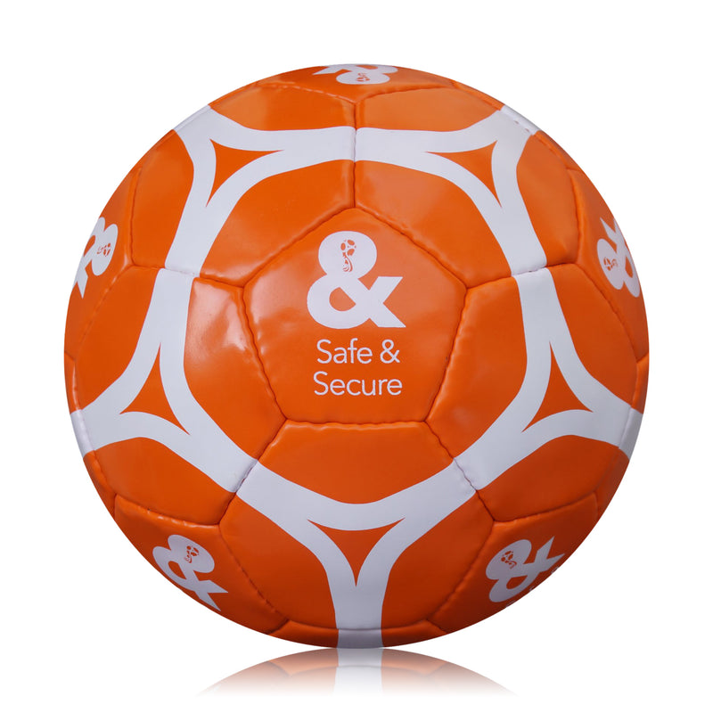 Custom Football Ball - 32 Panel Size 5 PVC 'Safe & Secure'