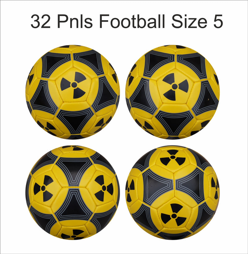 Custom Football Ball - 32 Panel Size 5 PVC 'Radiation'