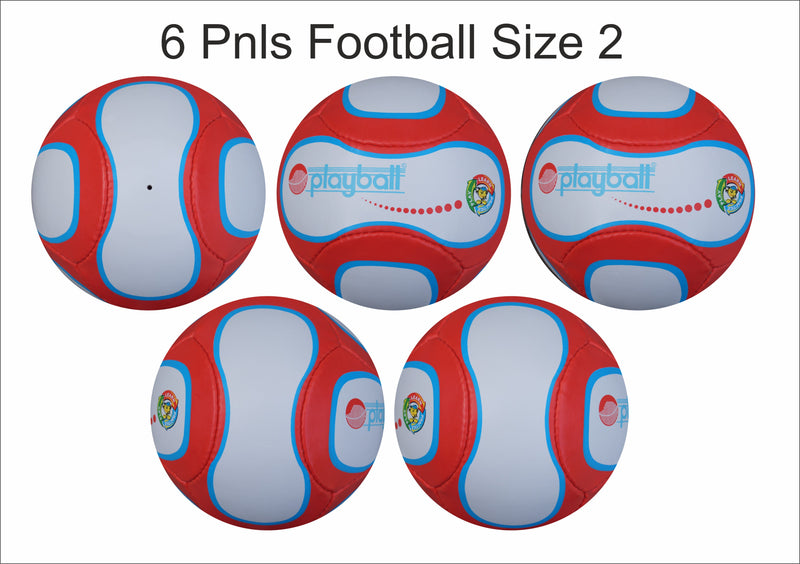 Custom Football Ball - 6 Panel Size 2 PVC  'PlayBall'