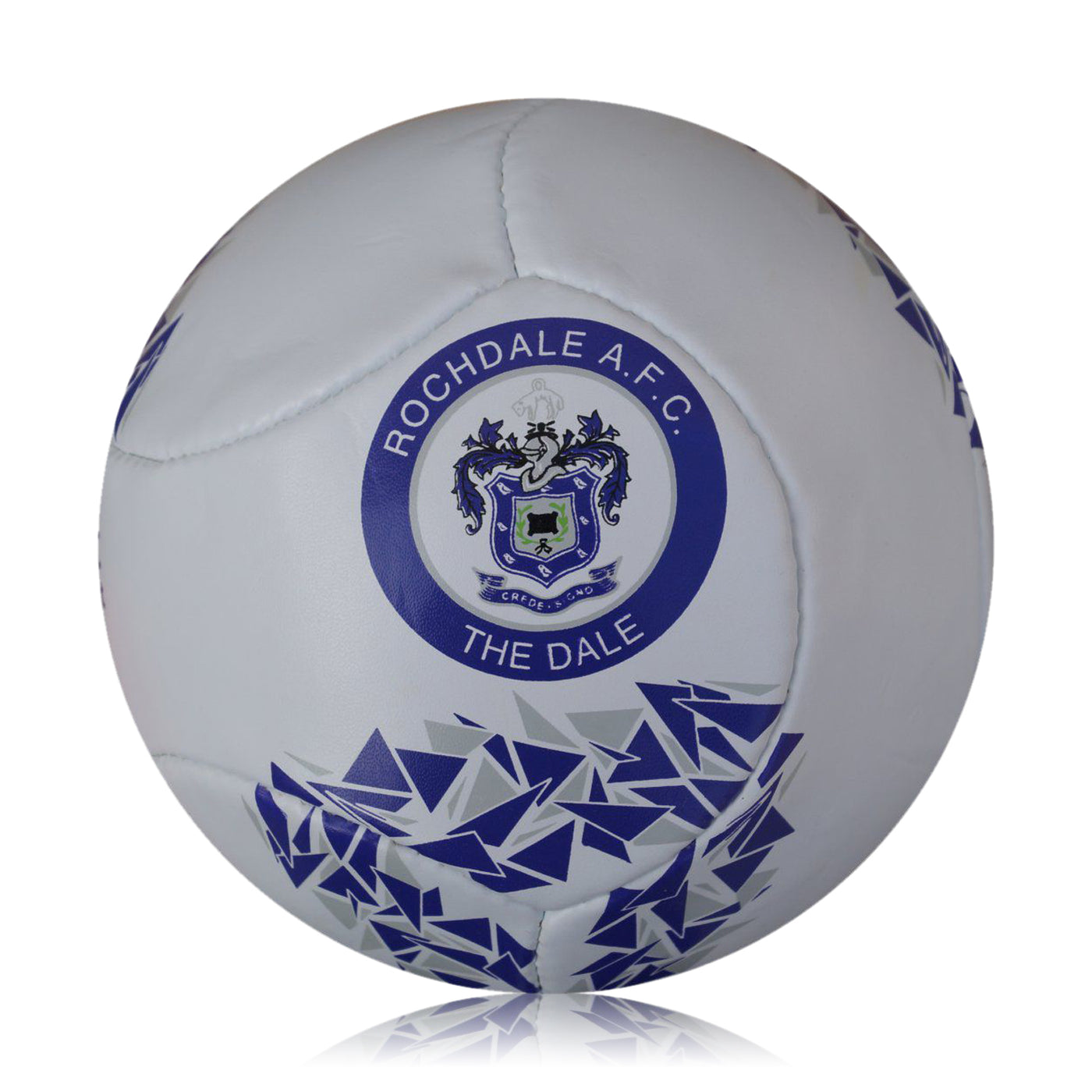 Football Panel Ls Custom Football Ball - 6 Panel Size 5 PVC 'Rochdale FC'