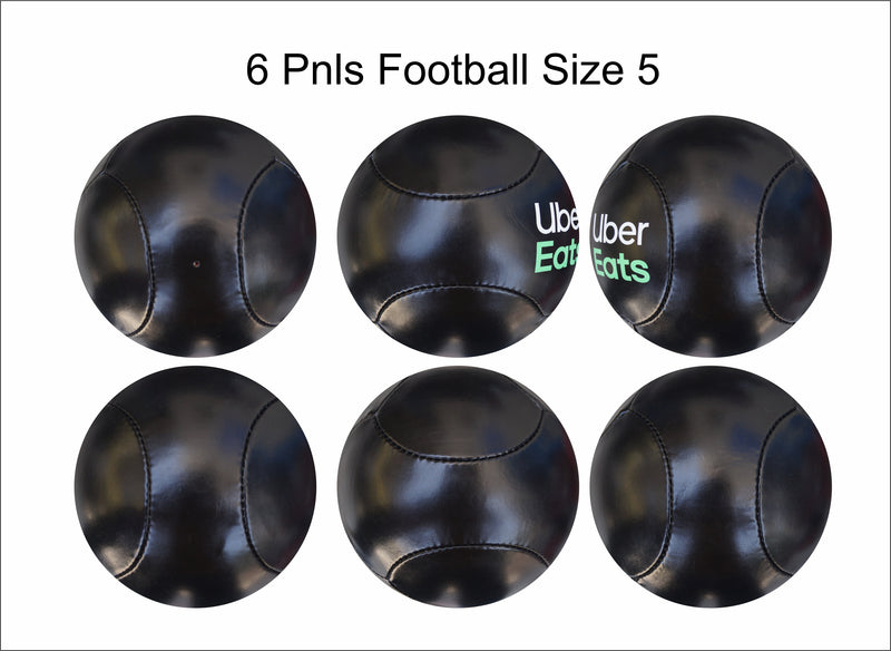 Custom Football Ball - 6 Panel Size 1 PVC 'Uber Eats'