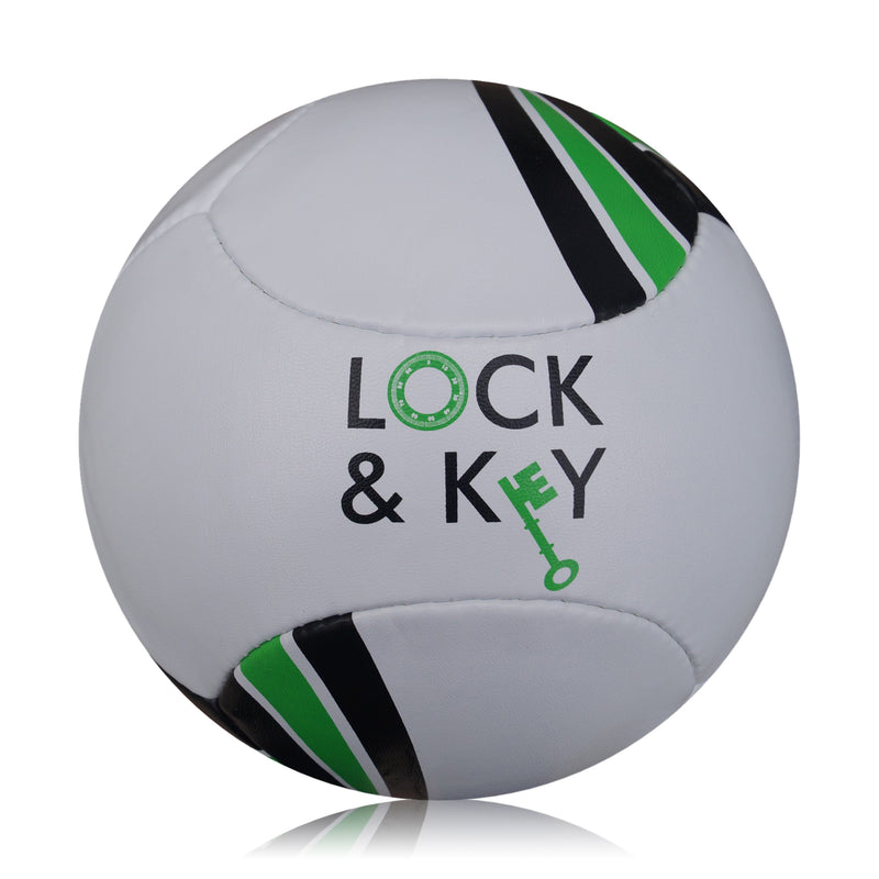 Custom Football Ball - 6 Panel Size 5 PVC 'Lock & Key'