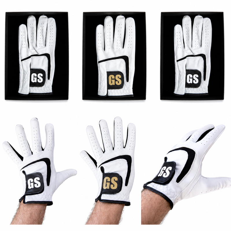 Personalised Premium Leather Golf Glove - Gift Boxed