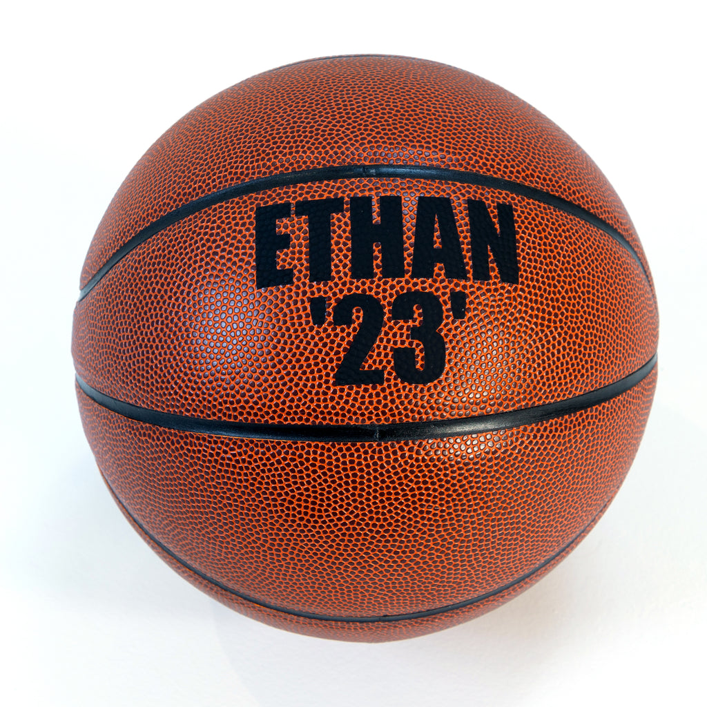 Personalised Basketball Ball - Size 7 - Tan