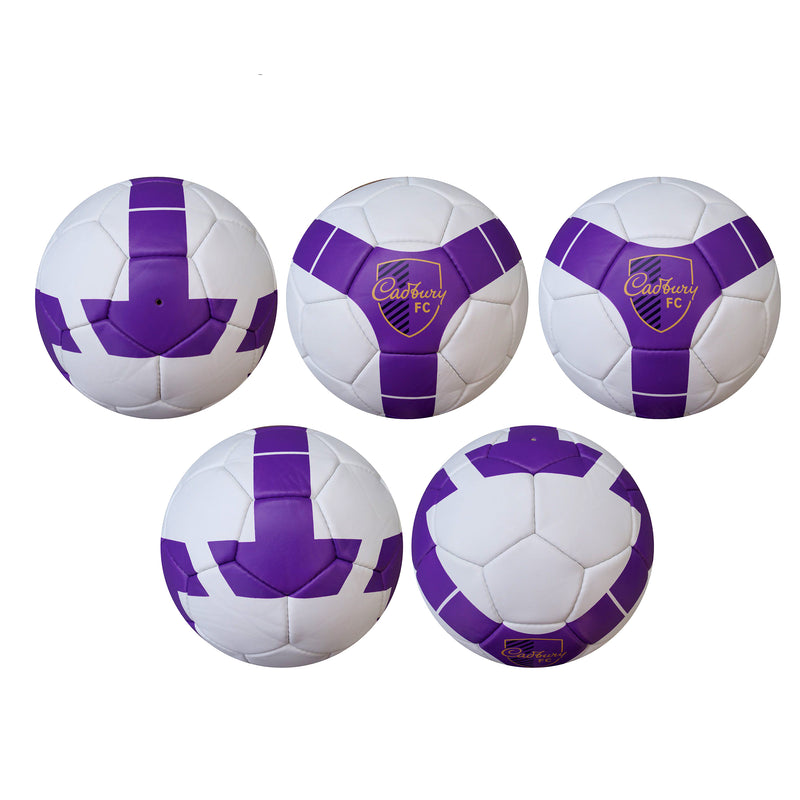 Product Example Custom Football Ball - Cadbury FC Match Ball