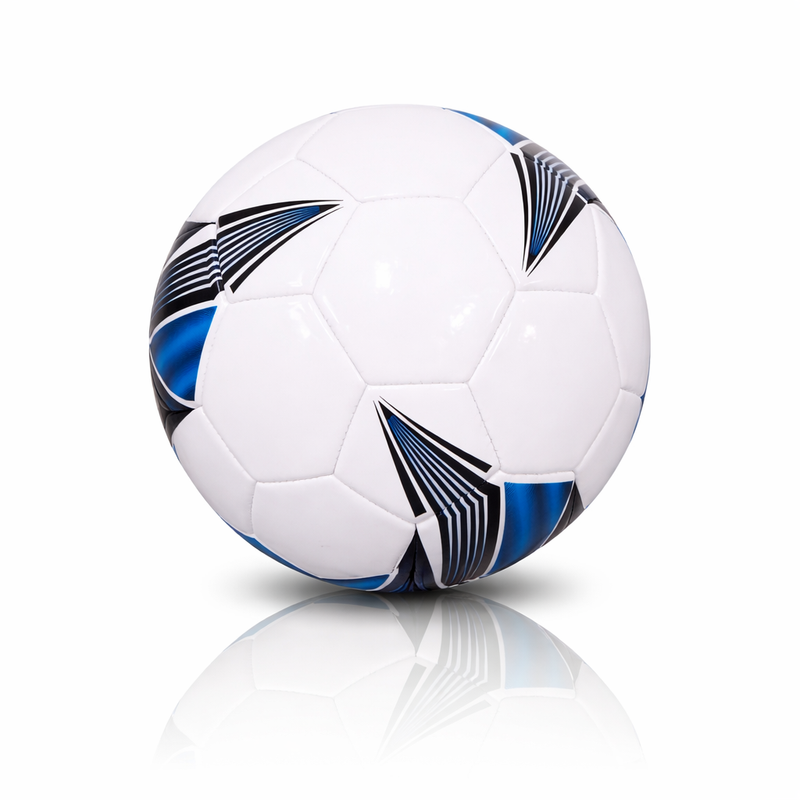 Plain Unbranded Football Ball V1 - Size 5 Blue