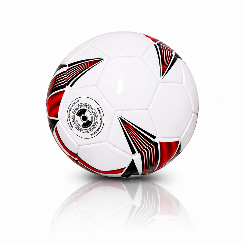 Plain Unbranded Football Ball V1 - Size 3 Red