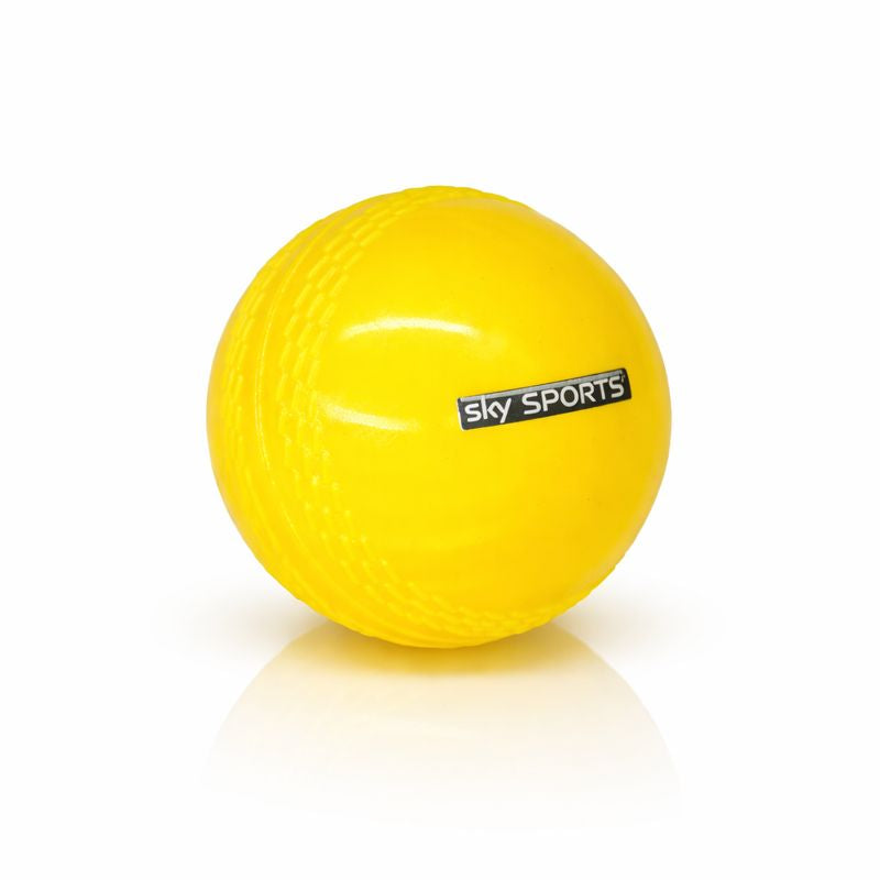 Branded Cricket Training Wind Ball - Yellow Warm