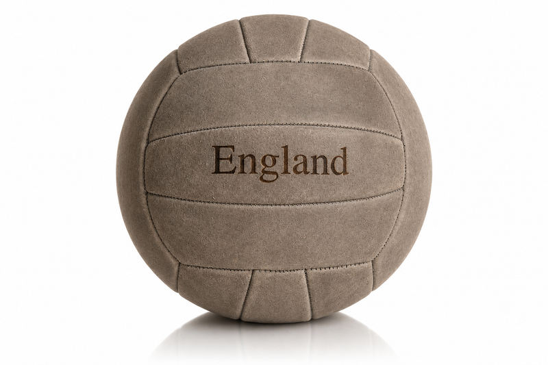 Personalised Suede Leather Football Ball