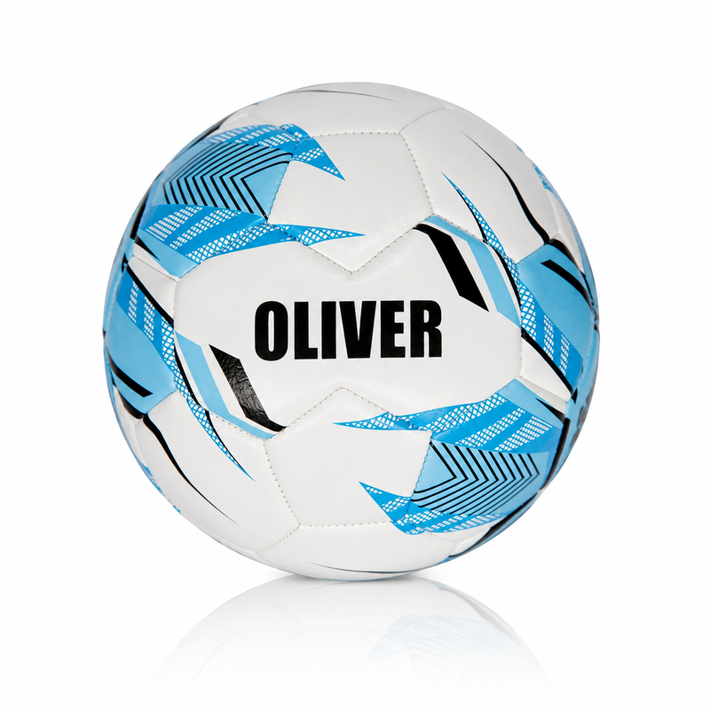 Personalised Football - White & Blue Size 4