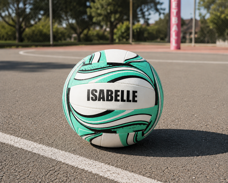 Personalised Netball Ball - Mint Size 5