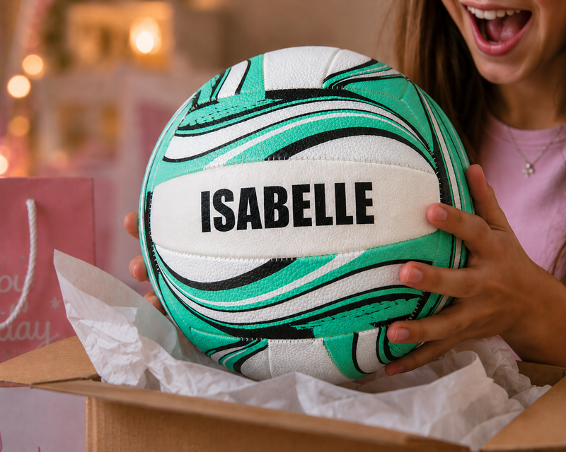 Personalised Netball Ball - Mint Size 5
