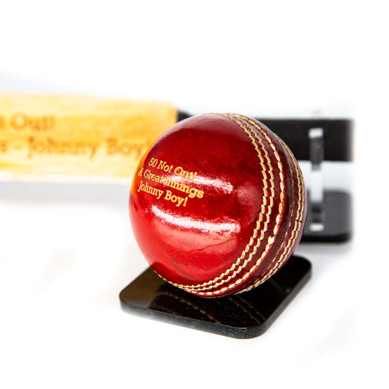 Cricket Bat and Ball Customised Gift Sets