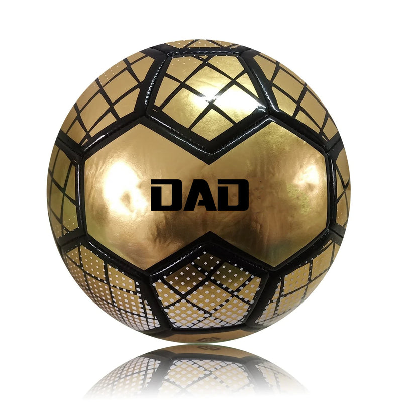 Fathers Day Football - Gold Dad