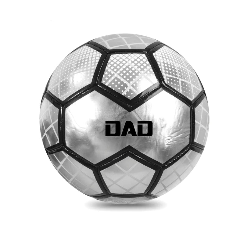 Fathers Day Football - Silver Dad