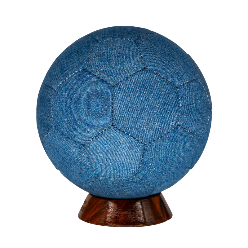 Plain Denim Football Ball