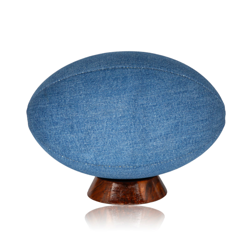 Plain Denim Rugby Ball