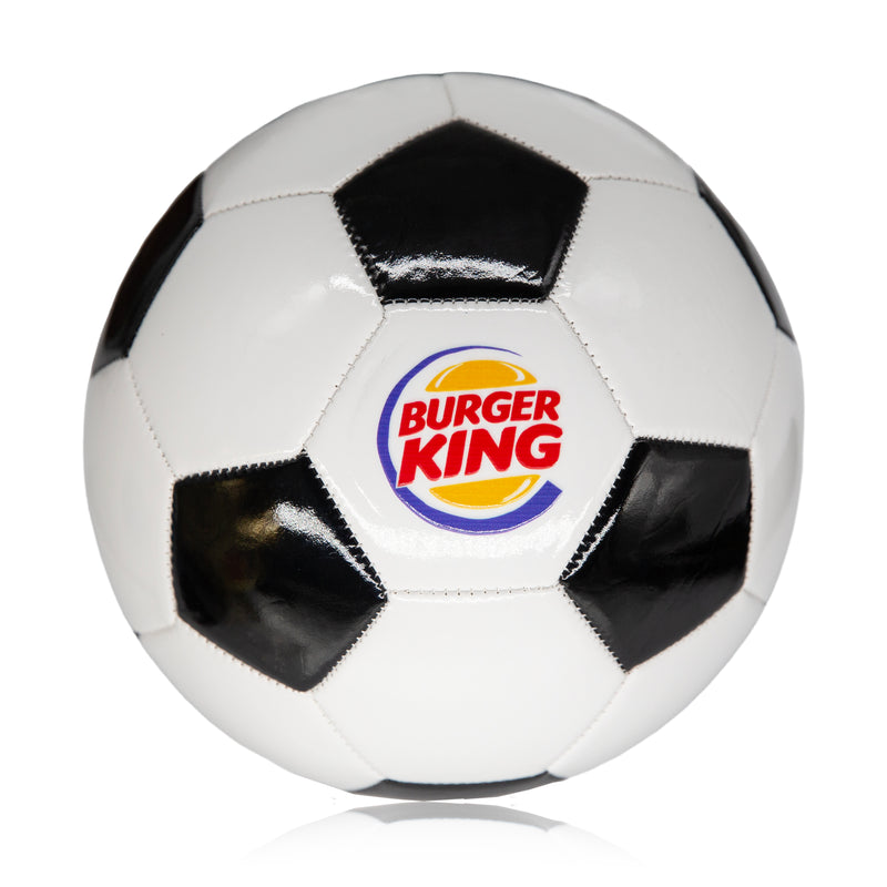 Personalised Logo Football – Size 5 Plain Black & White