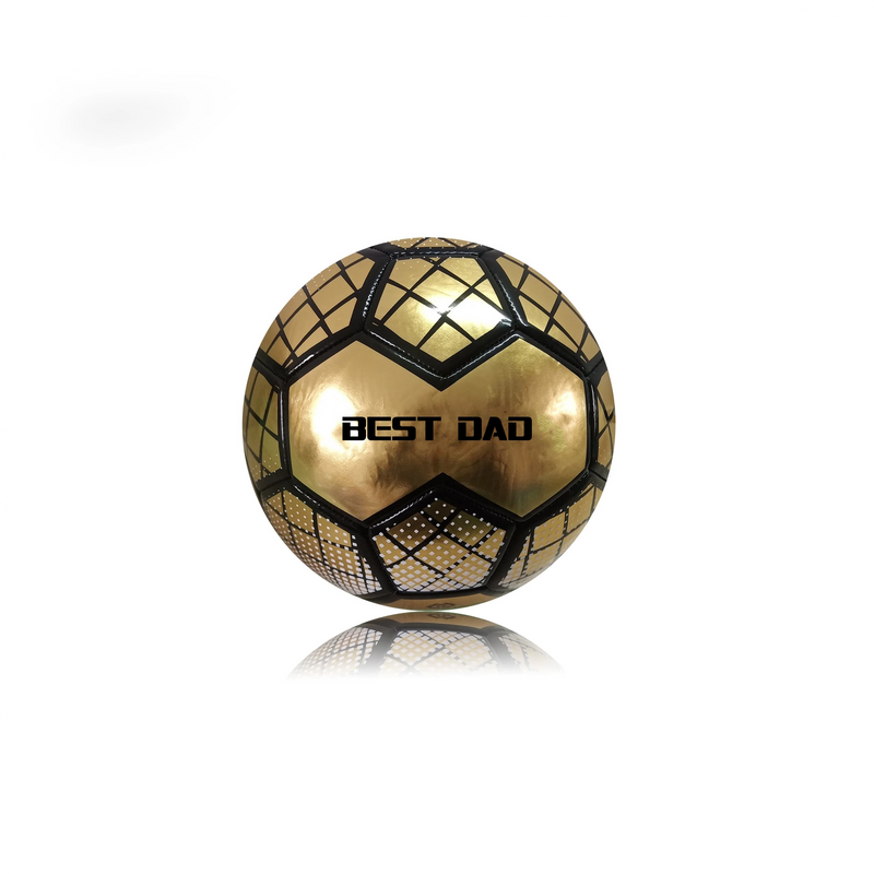 Mini Fathers Day Football - Gold Best Dad