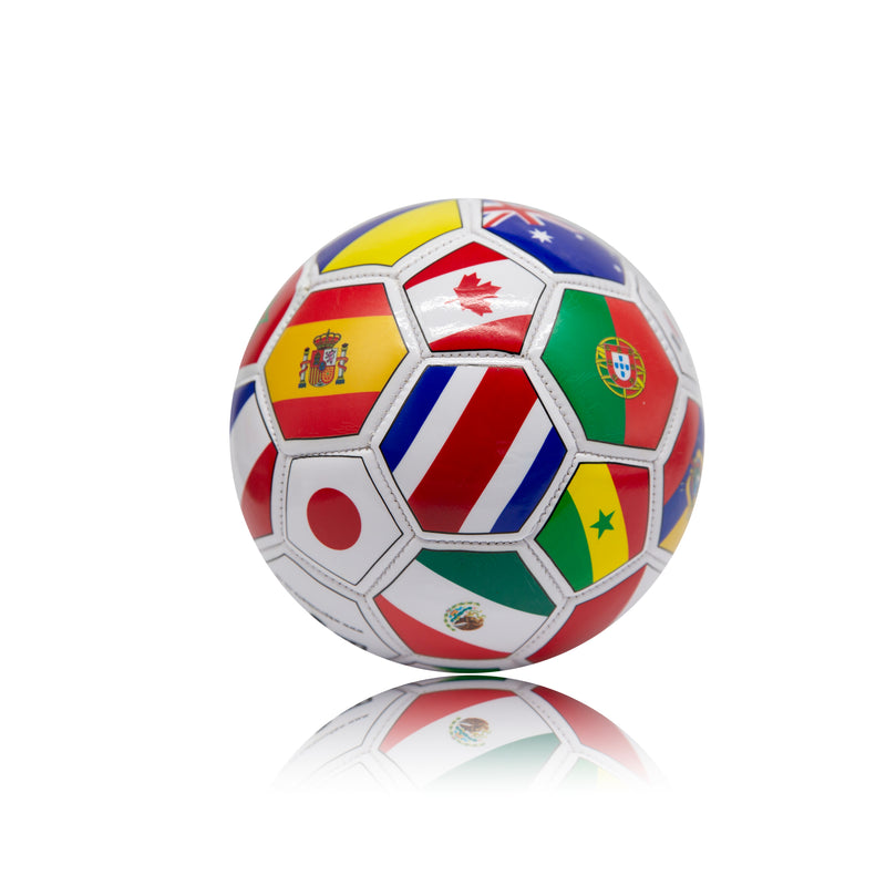 Mini Ball - Flags of the World Football Ball - Size 1 PVC Ball