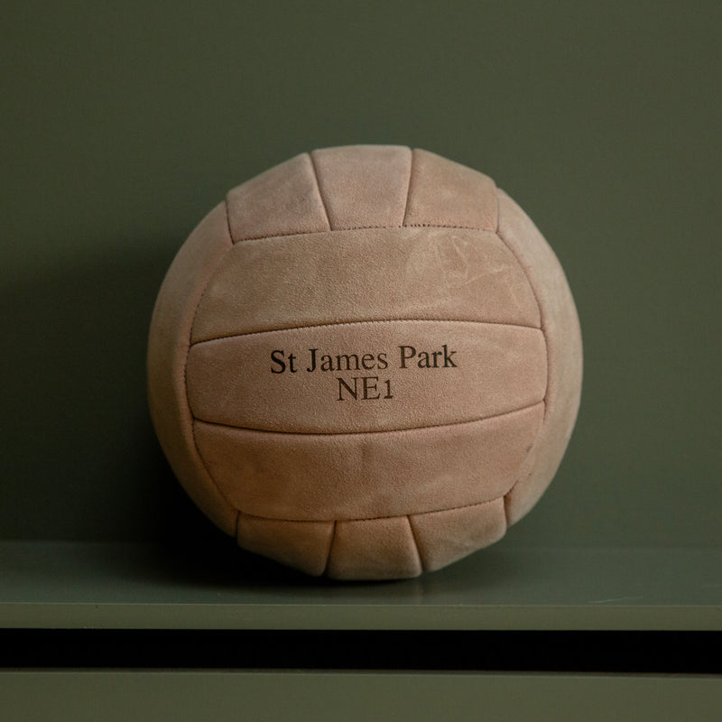 Personalised Suede Leather Football Ball