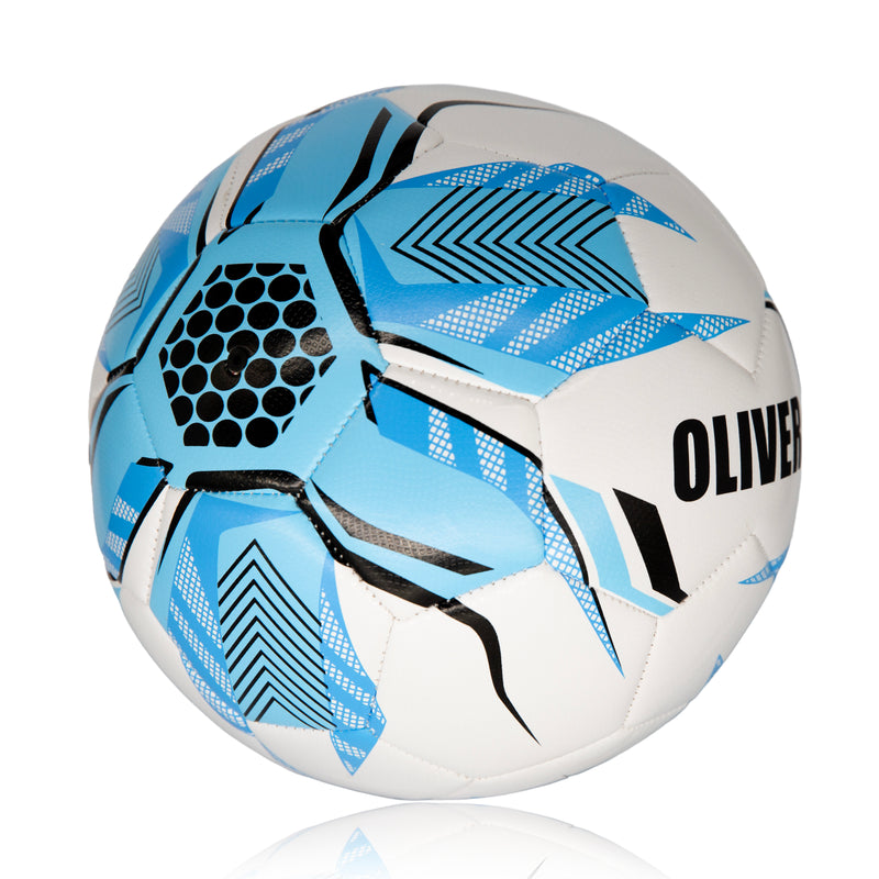 Personalised Football - White & Blue Size 5
