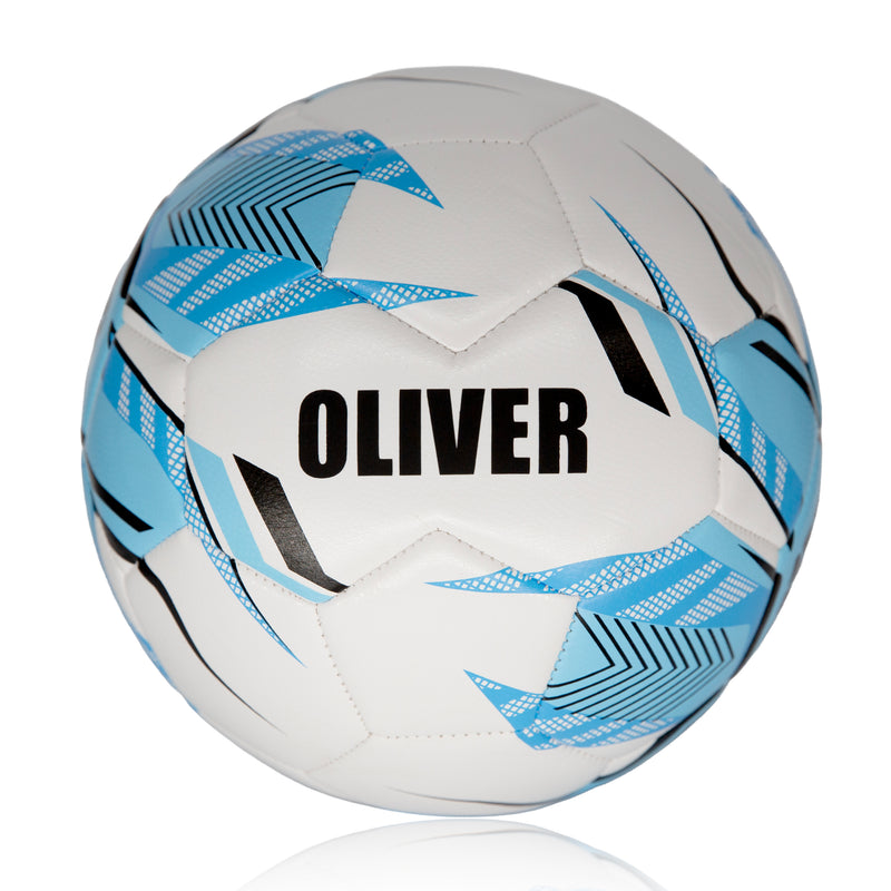 Personalised Football - White & Blue Size 5