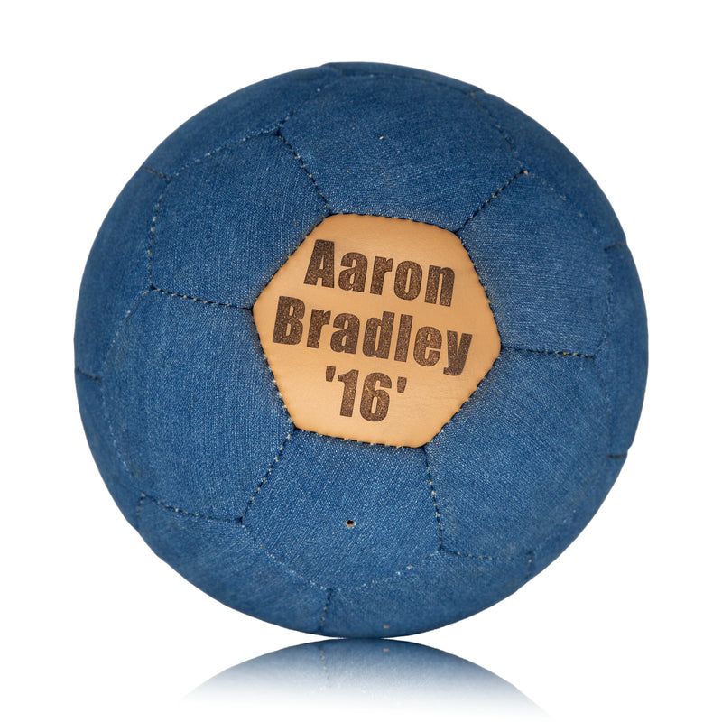 Personalised  Denim Football Ball