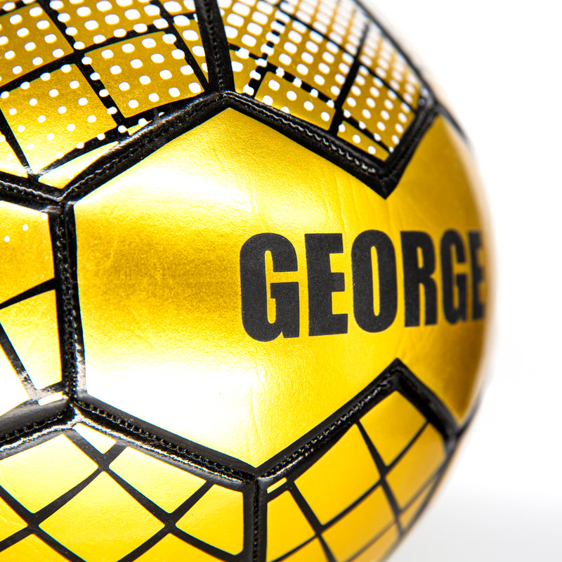 Personalised Football - Metallic Gold Size 5